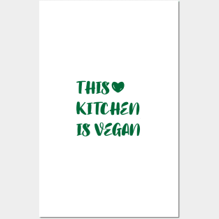 Aesthetic vegan gifts Kitchen Decor Cute Cooking Art Kitchen Wall Art Print Minimalist Heart Print Black Chef Posters and Art